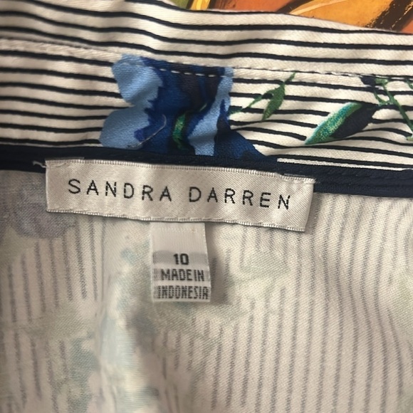 NWT Sandra Darren Floral Cotton Midi, Size 10. - Picture 7 of 9